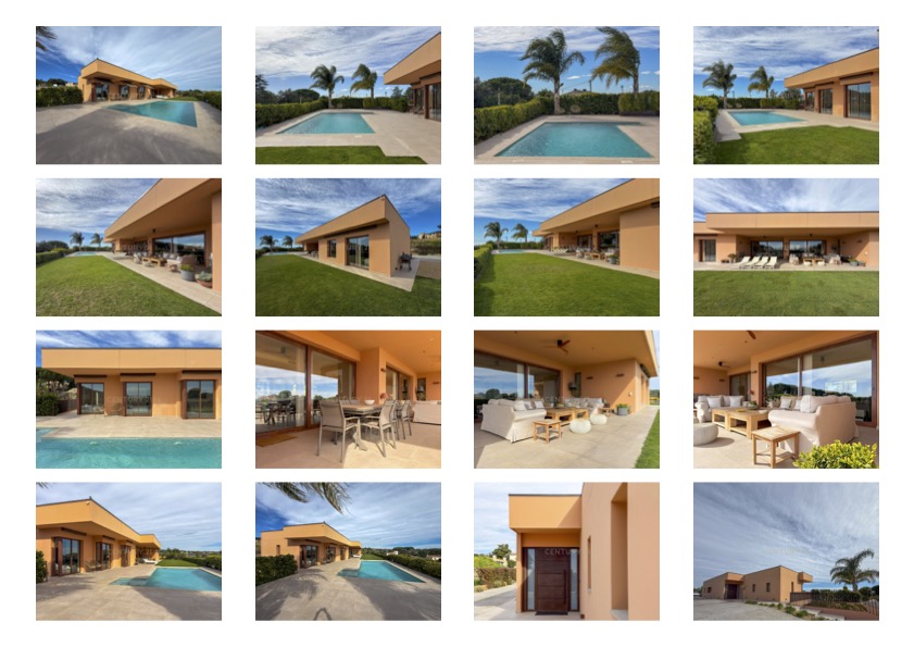Hoja de contactos 4 de 4 con las fotos originales de la casa que envió CENTURY 21 Les Santes